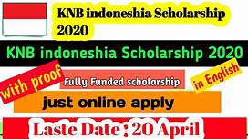 Chương trình học bổng KNB của Chính phủ Indonesia năm 2020